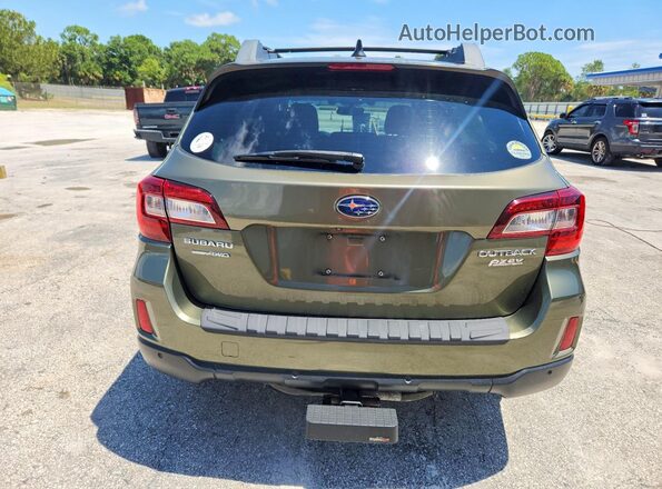 4S4BSANC1H3340419 2017 SUBARU OUTBACK Зеленый Вид сзади