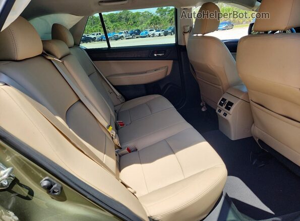 4S4BSANC1H3340419 2017 SUBARU OUTBACK Зеленый Вид задней части салона
