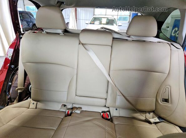 4S4BSANC1J3382465 2018 SUBARU OUTBACK Burgundy Rear seats view
