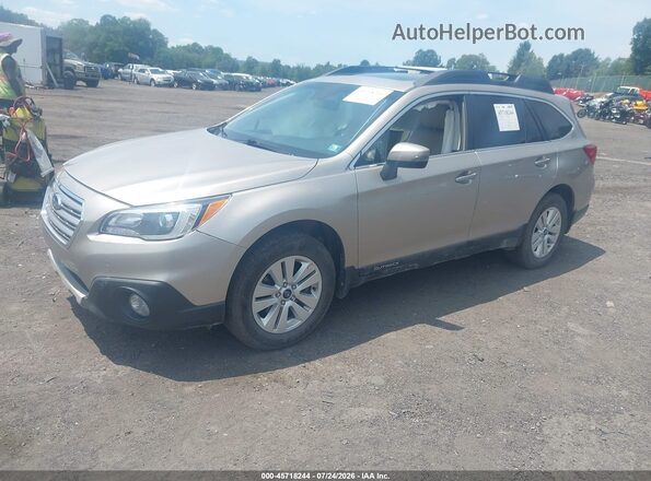 4S4BSANC2H3258148 2017 SUBARU OUTBACK Gold წინა მარცხენა ხედი სამი მეოთხედიდან