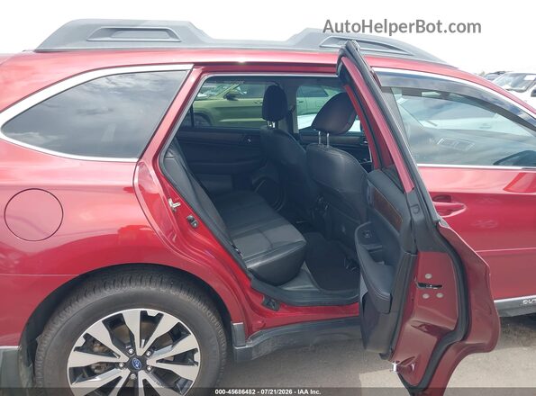 4S4BSANC2H3309292 2017 SUBARU OUTBACK Red VIN კოდის სტიკერის ხედი