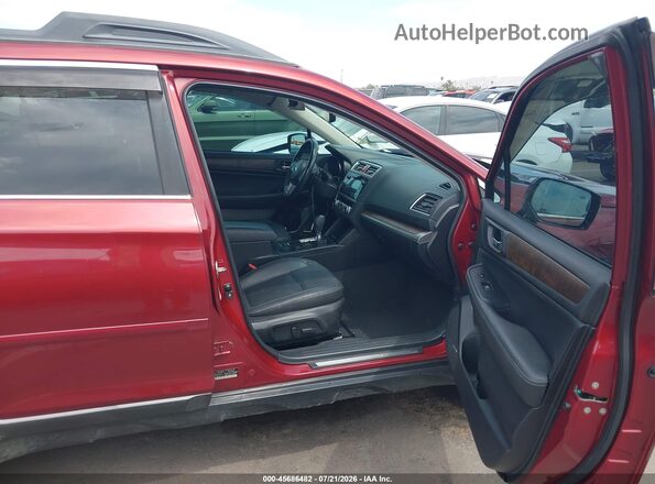 4S4BSANC2H3309292 2017 SUBARU OUTBACK Red წინა სალონის ხედი