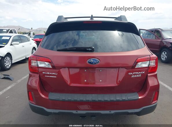 4S4BSANC2H3309292 2017 SUBARU OUTBACK Red 