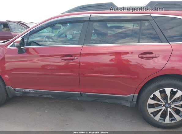 4S4BSANC2H3309292 2017 SUBARU OUTBACK Red 