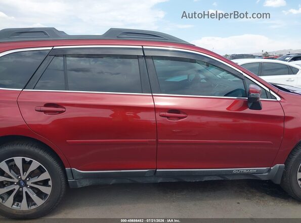 4S4BSANC2H3309292 2017 SUBARU OUTBACK Red სალონის 360-გრადუსიანი ხედი