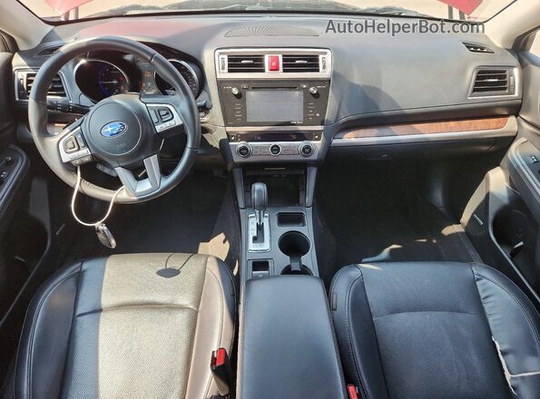 4S4BSANC2H3432283 2017 SUBARU OUTBACK Бордовый Вид панели приборов