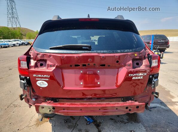 4S4BSANC2H3432283 2017 SUBARU OUTBACK Бордовый Вид сзади
