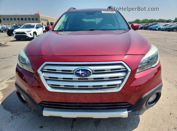 4S4BSANC2H3432283 2017 SUBARU OUTBACK Бордовый Вид спереди