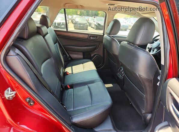 4S4BSANC2H3432283 2017 SUBARU OUTBACK Бордовый Вид задней части салона