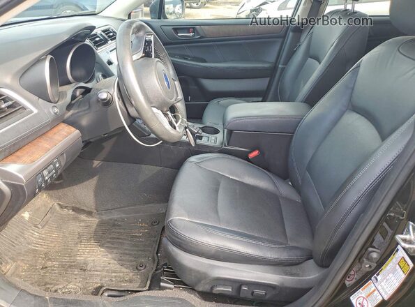 4S4BSANC2J3357560 2018 SUBARU OUTBACK Black Widok wnętrza z przodu