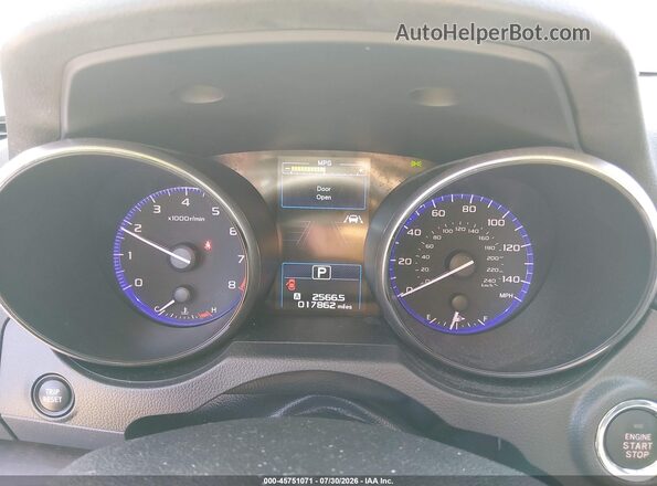 4S4BSANC2J3369918 2018 SUBARU OUTBACK Blue Widok tylnych siedzeń