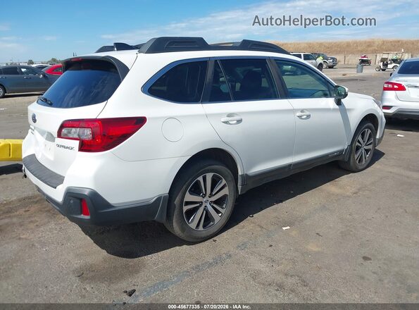 4S4BSANC2K3202623 2019 SUBARU OUTBACK White Задня права чверть