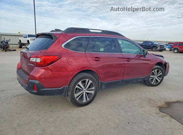 4S4BSANC2K3261672 2019 SUBARU OUTBACK Maroon Tył prawy