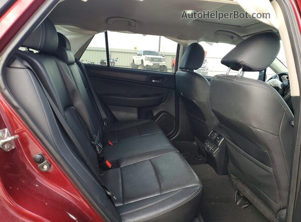 4S4BSANC2K3261672 2019 SUBARU OUTBACK Maroon Widok tylnych siedzeń