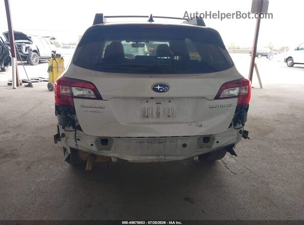 4S4BSANC2K3317495 2019 SUBARU OUTBACK White Widok z przodu