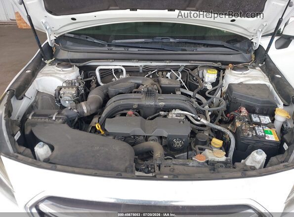 4S4BSANC2K3317495 2019 SUBARU OUTBACK White Widok z tyłu