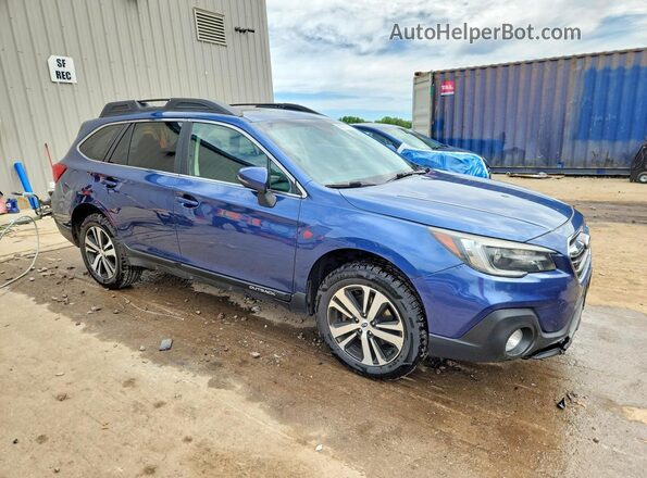 4S4BSANC2K3362503 2019 SUBARU OUTBACK Синий Передняя правая четверть