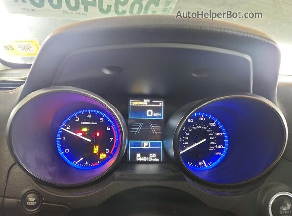 4S4BSANC3G3247352 2016 SUBARU OUTBACK Silver Instrument cluster view