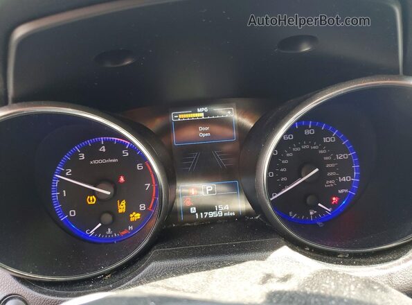4S4BSANC3G3283266 2016 SUBARU OUTBACK Blue Вид щитка приладів