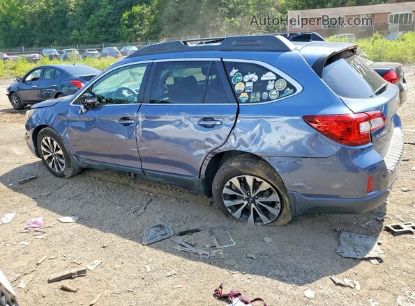 4S4BSANC3G3283266 2016 SUBARU OUTBACK Blue Задня ліва чверть
