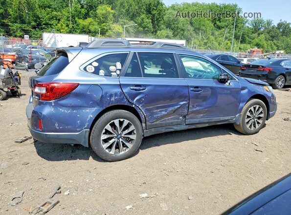 4S4BSANC3G3283266 2016 SUBARU OUTBACK Blue Задня права чверть