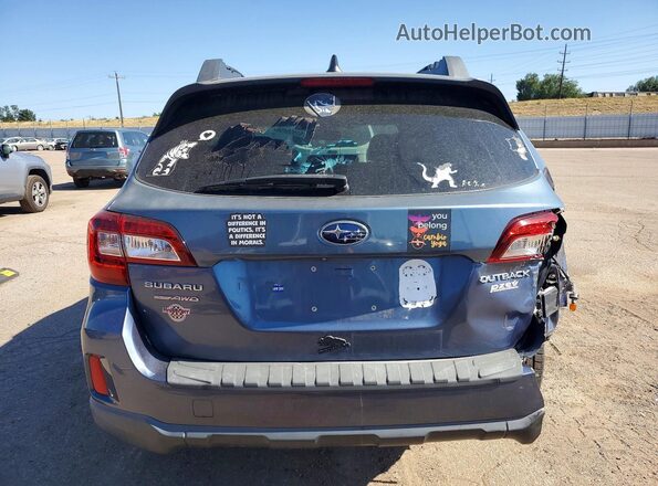 4S4BSANC3G3358029 2016 SUBARU OUTBACK Blue Vista trasera