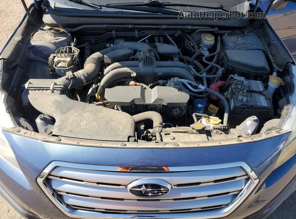 4S4BSANC3G3358029 2016 SUBARU OUTBACK Blue Vista del compartimento del motor