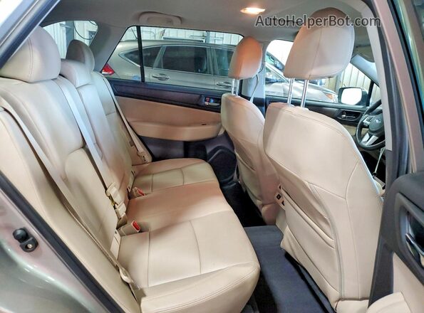 4S4BSANC3H3351129 2017 SUBARU OUTBACK Tan Widok tylnych siedzeń