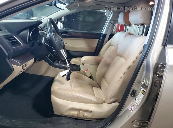4S4BSANC3H3351129 2017 SUBARU OUTBACK Tan Widok wnętrza z przodu