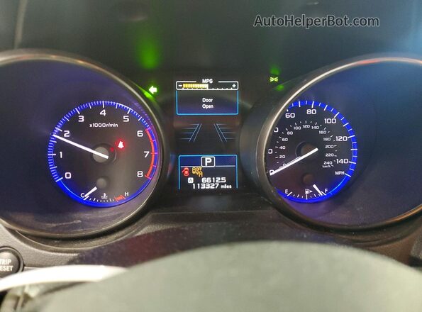4S4BSANC3H3351129 2017 SUBARU OUTBACK Tan Widok zestawu wskaźników