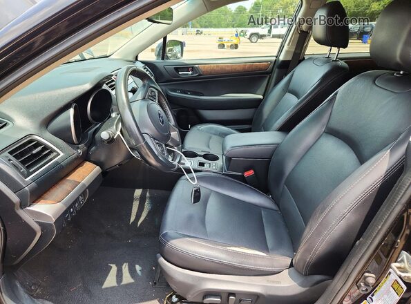 4S4BSANC3H3425312 2017 SUBARU OUTBACK Черный Вид салона спереди