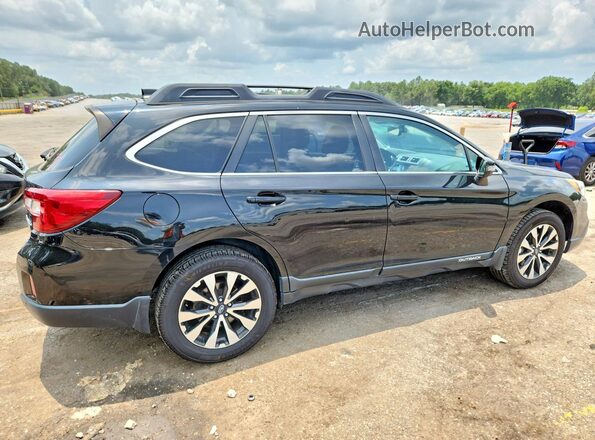 4S4BSANC3H3425312 2017 SUBARU OUTBACK Черный Задняя правая четверть