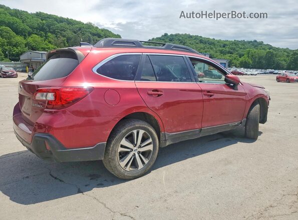 4S4BSANC3K3244282 2019 SUBARU OUTBACK Красный Задняя правая четверть
