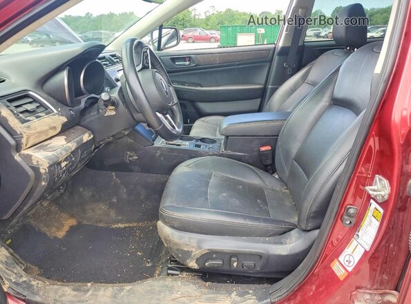 4S4BSANC3K3244282 2019 SUBARU OUTBACK Красный Вид салона спереди