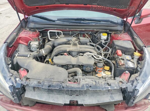 4S4BSANC3K3244282 2019 SUBARU OUTBACK Красный Вид подкапотного пространства