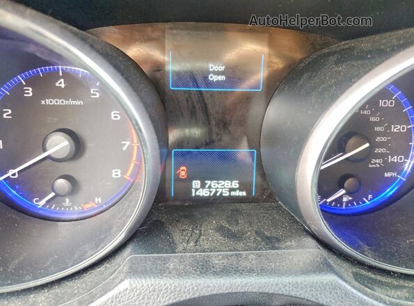 4S4BSANC3K3244282 2019 SUBARU OUTBACK Красный Вид щитка приборов