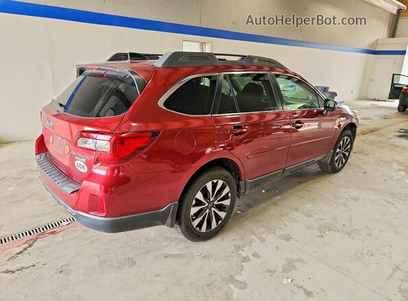 4S4BSANC4G3272891 2016 SUBARU OUTBACK Burgundy Trasero derecho