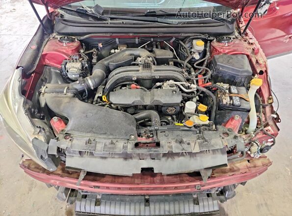 4S4BSANC4G3272891 2016 SUBARU OUTBACK Burgundy Vista del compartimento del motor