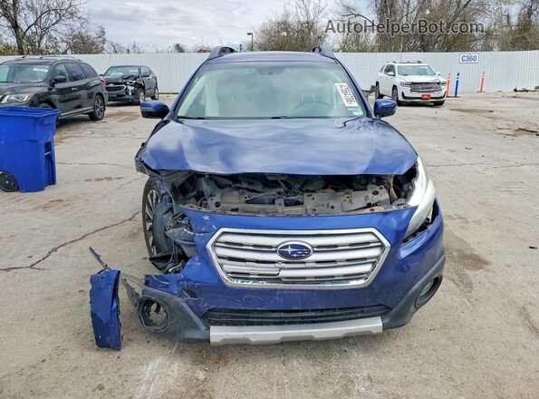 4S4BSANC4G3287648 2016 SUBARU OUTBACK Blue Front view