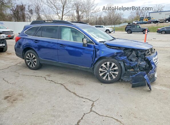 4S4BSANC4G3287648 2016 SUBARU OUTBACK Blue Front right