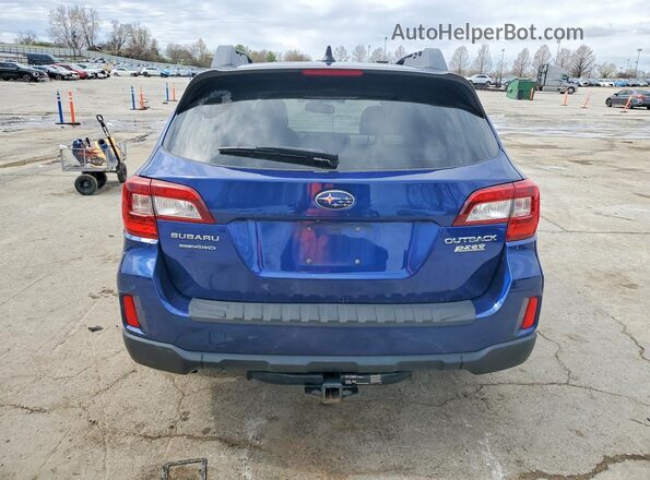 4S4BSANC4G3287648 2016 SUBARU OUTBACK Blue Rear view
