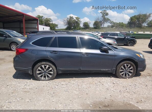 4S4BSANC4H3236152 2017 SUBARU OUTBACK Gray Widok wnętrza z tyłu