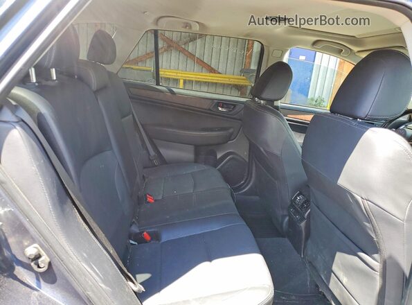 4S4BSANC4H3326630 2017 SUBARU OUTBACK Gray Rear seats view