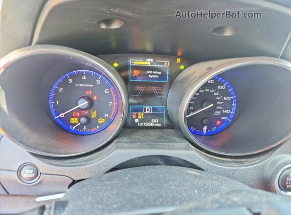 4S4BSANC4H3402914 2017 SUBARU OUTBACK Gray Вид щитка приладів