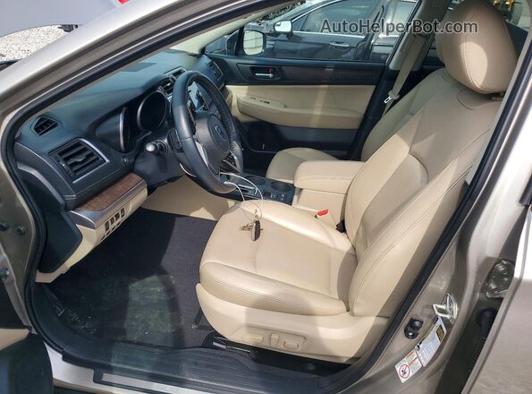 4S4BSANC4J3268850 2018 SUBARU OUTBACK Бежевый Вид салона спереди