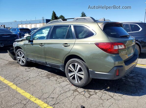 4S4BSANC4J3349833 2018 SUBARU OUTBACK Green Հետևի ձախ
