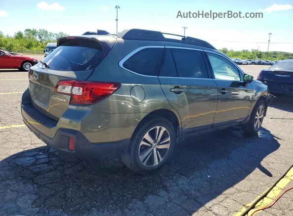4S4BSANC4J3349833 2018 SUBARU OUTBACK Green Հետևի աջ