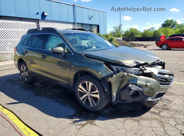 4S4BSANC4J3349833 2018 SUBARU OUTBACK Green Առջևի աջ