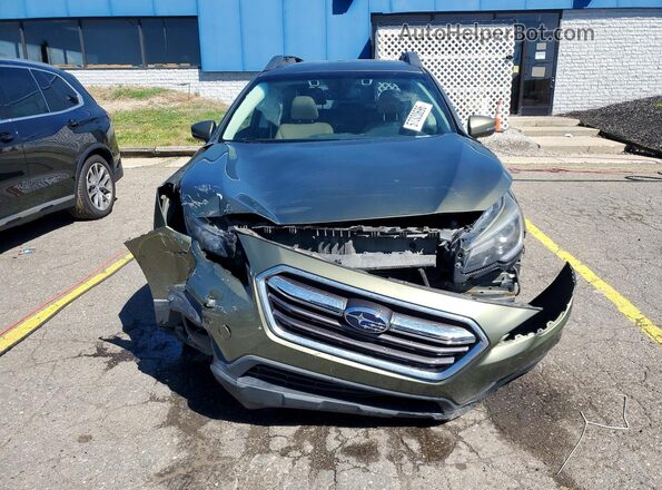 4S4BSANC4J3349833 2018 SUBARU OUTBACK Green Դիմացի տեսք