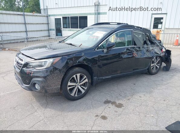 4S4BSANC4J3380175 2018 SUBARU OUTBACK Black Front left